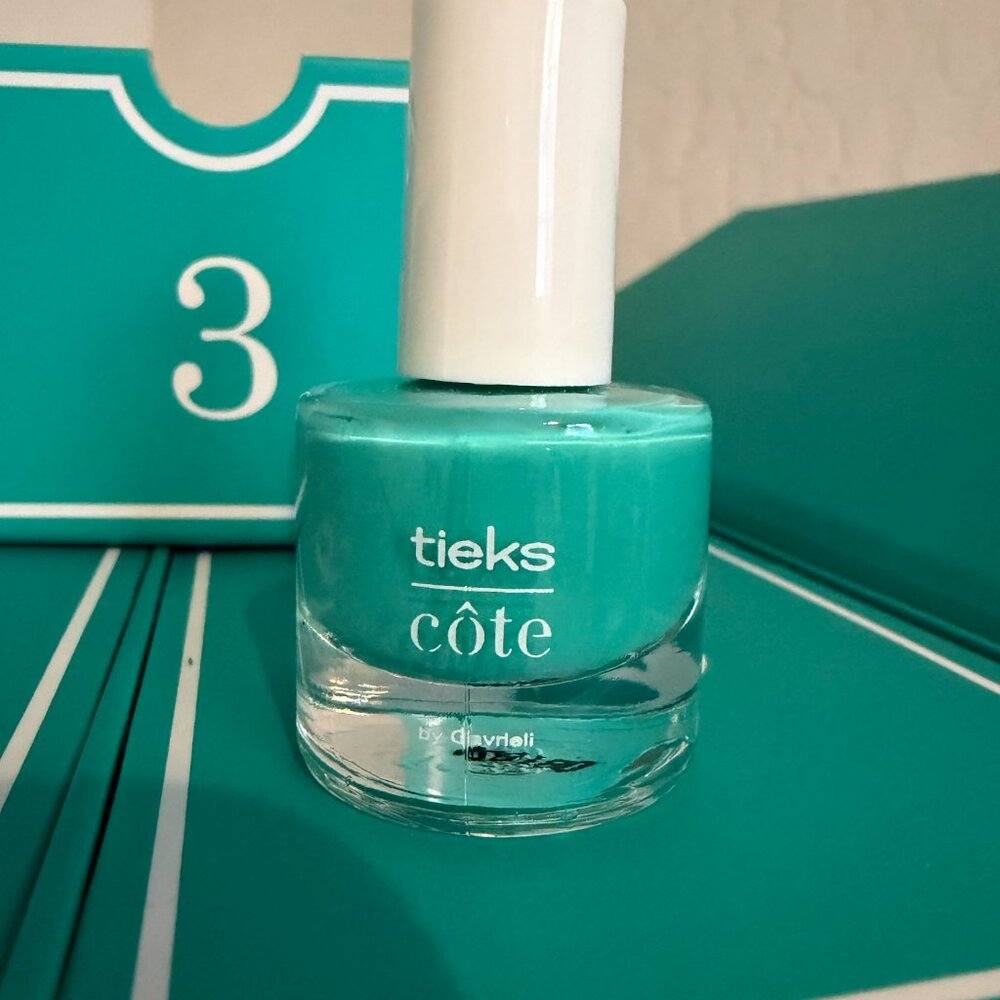 New Tieks by Gavrieli Tiek Blue Nail Polish From 2025 Advent Calendar New